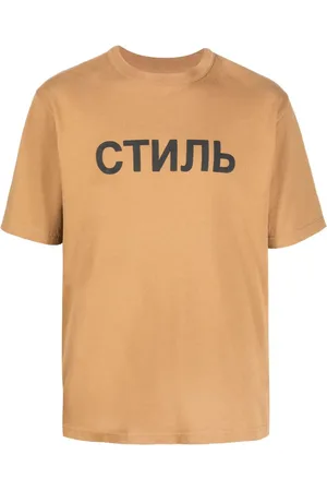 Heron Preston Playera con logo estampado