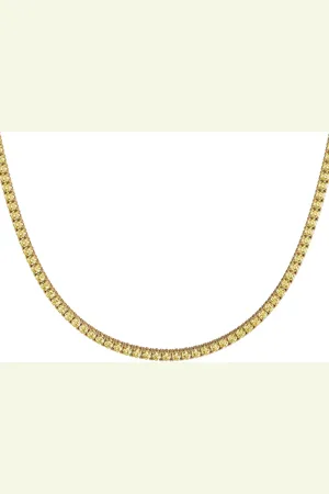 VEYNOU Collar tennis en oro reciclado de 18kt con diamantes