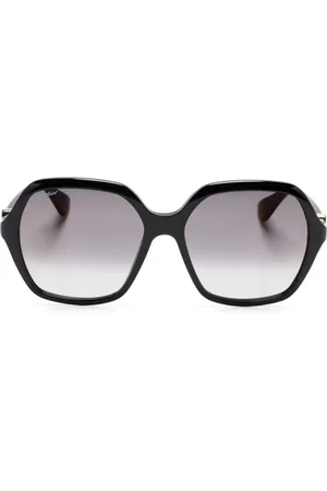 Cartier Lentes de sol con armazón geométrica