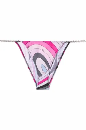Puccini Bikini bottom con estampado Iride