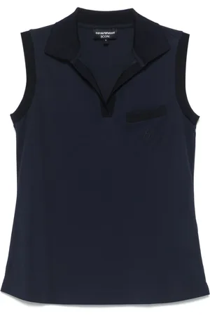 Emporio Armani Chaleco con logo bordado