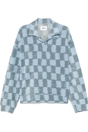 BONSAI Sudadera con motivo de cuadros