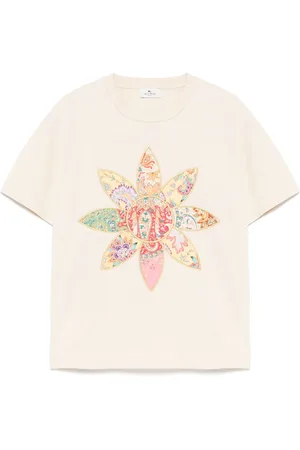 Etro Camisa con parche floral