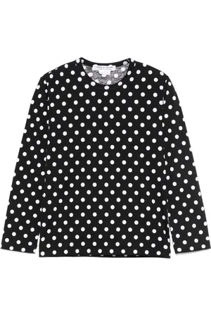 Comme des Garçons Playera con estampado de lunares