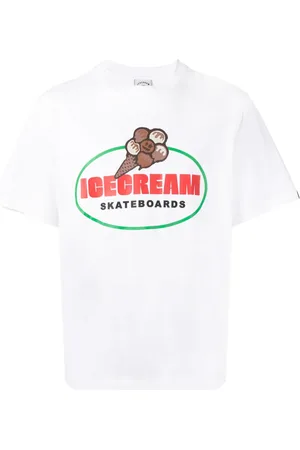 ICECREAM Playera con cuello redondo y logo estampado