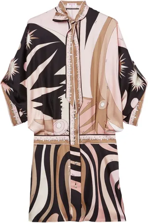 Puccini Vestido con estampado Marmo