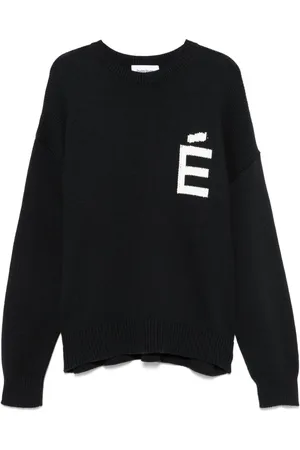 Etudes Suéter con motivo del logo en jacquard
