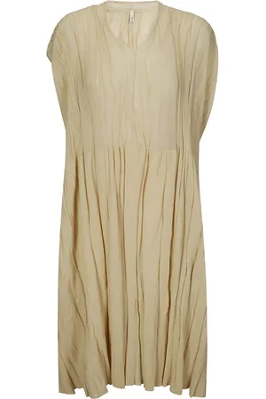 BOBOUTIC Vestido midi con detalle de pliegues