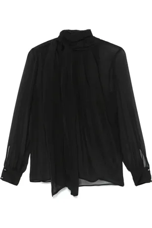 Elisabetta Franchi Blusa con moño en el cuello