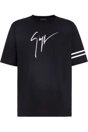 Giuseppe Zanotti Playera Lr-38 con ribete a rayas