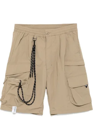 Musium Div. Shorts cargo con cordones en la pretina