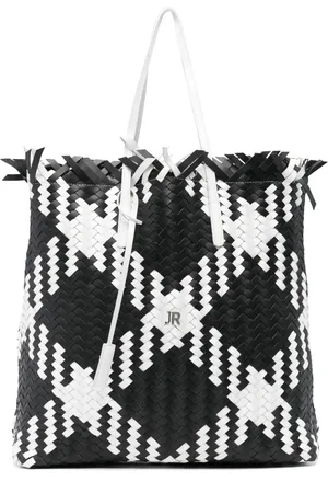 John Richmond Tote con diseño de dos tonos