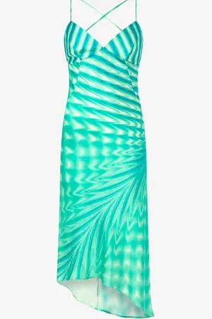 Roberto Cavalli Vestido midi de seda