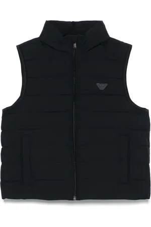 Emporio Armani Chaleco con logo en relieve