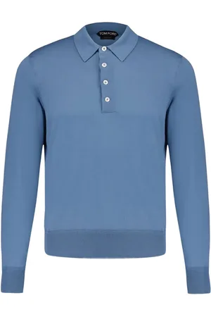 Tom Ford Playera tipo polo manga larga