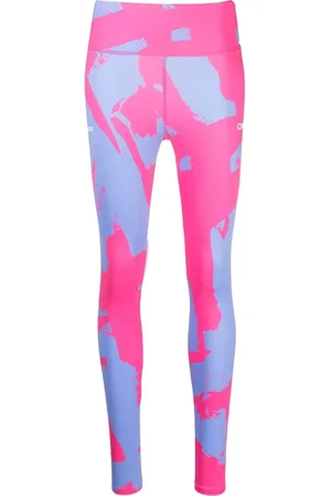 OFF-WHITE Leggins estampados con tiro alto