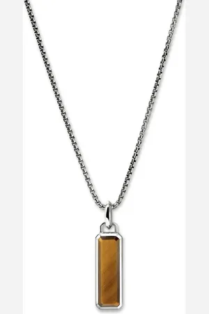 John Hardy Collar Tiger Eye Talisman