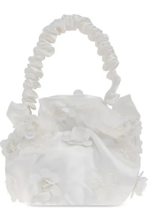 Self-Portrait Bolsa de hombro con aplique floral