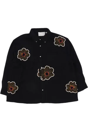 Glass Cypress Camisa Sunflower "Black" capitonada