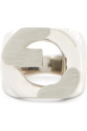 Givenchy Anillo de sello con logo