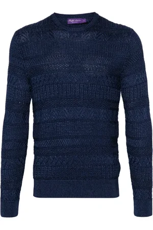 Ralph Lauren Suéter de tejido de crochet