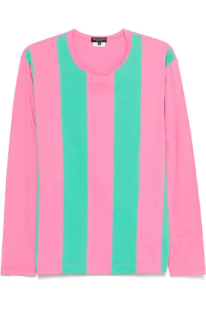 Comme des Garçons Playera con motivo de rayas