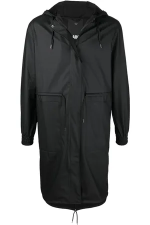 Rains Impermeable con capucha y cordones