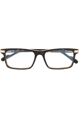 Cartier Lentes con armazón rectangular