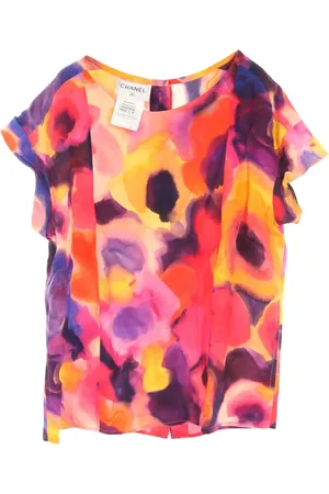 CHANEL Blusa de seda 1986-1988