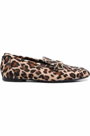 Moschino Mocasines con estampado de leopardo