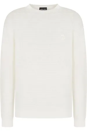 Giorgio Armani Suéter con logo bordado