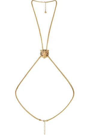 Roberto Cavalli Collar con cabeza de león