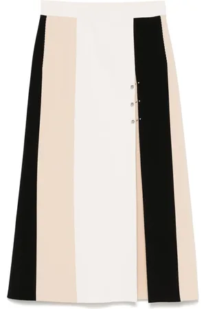 MRZ Falda midi con paneles