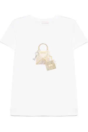 Liu Jo Playera con detalles de cristal
