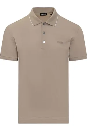 Ermenegildo Zegna Playera tipo polo con logo bordado