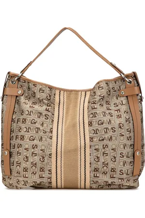 Salvatore Ferragamo Bolsa de hombro Printed Canvas 2021