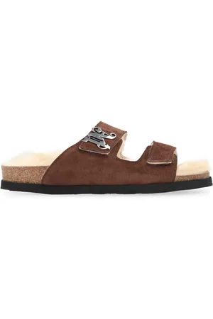 Palm Angels Sandalias con placa del logo