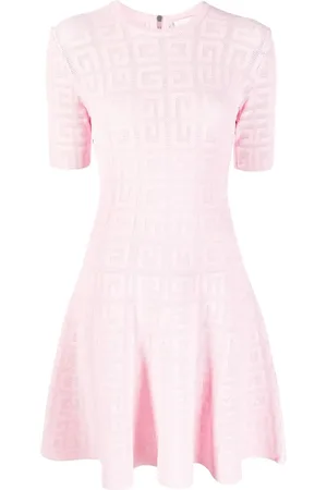 Givenchy Vestido acampanado con motivo 4G