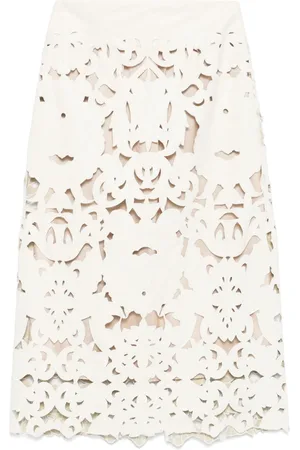 FORTE FORTE Falda midi con motivo floral