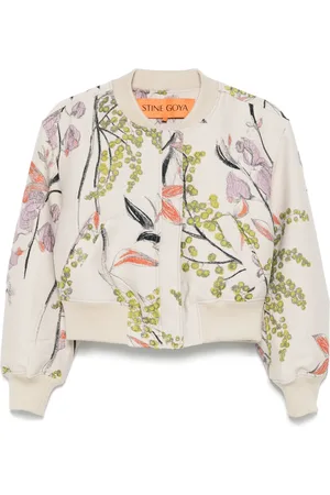 STINE GOYA Chamarra con bordado floral