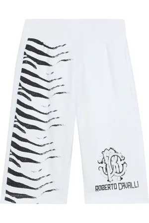 Roberto Cavalli Shorts con logo estampado