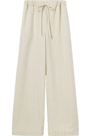 Claudie Pierlot Pantalones anchos con motivo de rayas