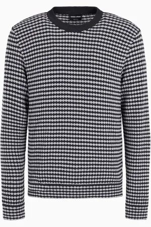 Giorgio Armani Suéter con motivo geométrico en jacquard