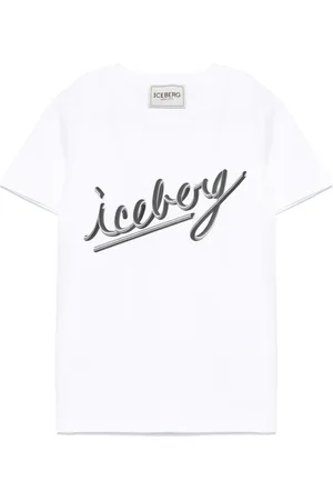 Iceberg Playera con logo en contraste