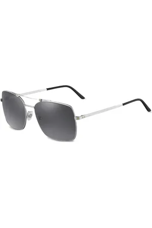 Cartier Lentes de sol con armazón cuadrada