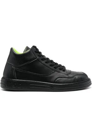 Msgm Tenis altos con logo estampado
