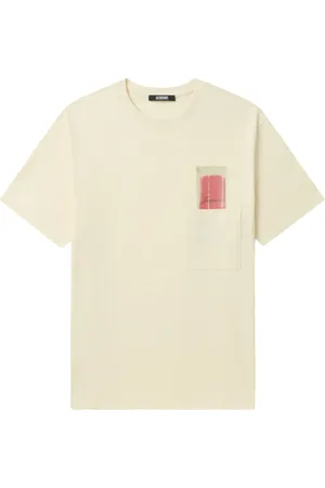 Jacquemus Playera con logo estampado
