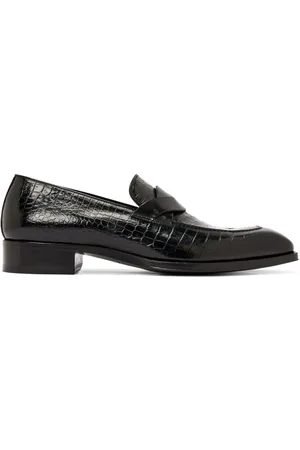 Tom Ford Mocasines con efecto de piel de cocodrilo
