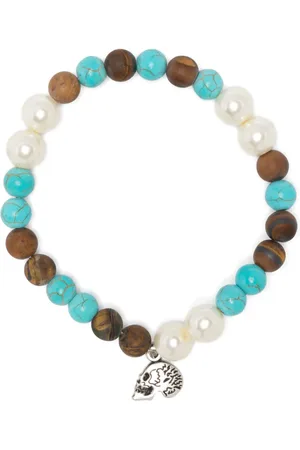 GABRIELE PASINI Pulsera con motivo Skull