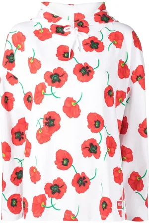 Kenzo Hoodie con motivo Poppy